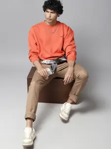 Roadster Men Solid Sweatshirt