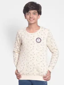 Crimsoune Club Boys Graphic Printed Cotton Sweatshirt