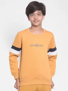 Crimsoune Club Boys Typography Printed Sweatshirt