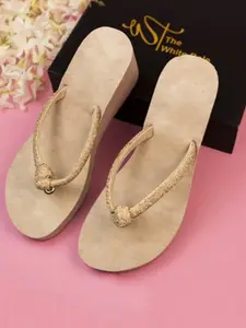 THE WHITE POLE Embellished Platform Heels