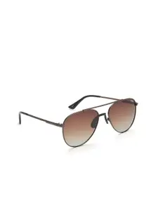 IDEE Men Aviator Sunglasses with UV Protected Lens-IDS2922C3PSG