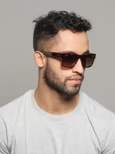 IDEE Men Rectangle Sunglasses With UV Protected Lens IDS2902C3PSG