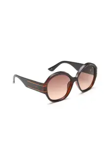 IDEE Women Oval Sunglasses with UV Protected Lens IDS2880C2SG