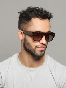 IDEE Men Square Sunglasses with UV Protected Lens IDS2903C2PSG