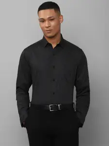 Allen Solly Slim Fit Opaque Printed Pure Cotton Formal Shirt
