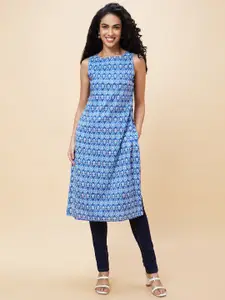 Globus Ethnic Motif Printed Cotton Kurta