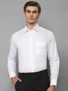 Louis Philippe Classic Fit Micro Ditsy Printed Spread Collar Pure Cotton Formal Shirt