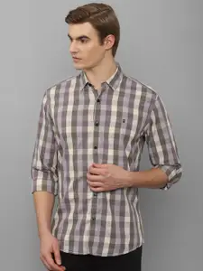 Louis Philippe Sport Checked Slim Fit Classic Cotton Casual Shirt