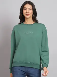 Obaan Round Neck Cotton Sweatshirt