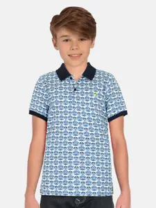 Allen Solly Junior Boys Ethnic Motifs Printed Cotton T-shirt