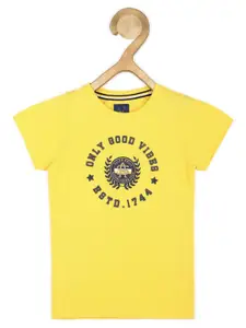 Allen Solly Junior Boys Typography Printed Round Neck Regular Fit Cotton T-Shirt