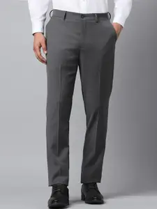 Louis Philippe Men Mid Rise Slim Fit Formal Trousers