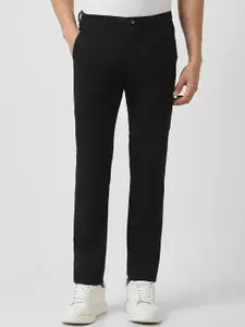 Van Heusen Sport Men Mid Rise Slim Fit Plain Cotton Chinos Trousers