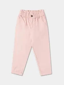 R&B Girls Comfort Mid-Rise Cotton Jeans