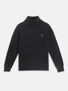 Blue Giraffe Boys Turtle Neck Pure Cotton Pullover Sweater