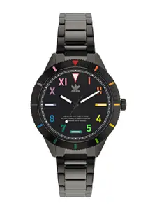 ADIDAS Originals Women Printed Dial & Stainless Steel Straps Analogue Watch AOFH22055