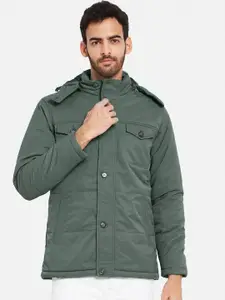 METTLE Hooded Flap Pocket Detail Tailored Jacket