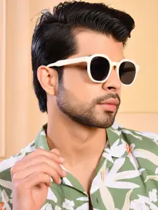 ROYAL SON Women Round Sunglasses with UV Protected Lens CHI00163-C5