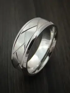SALTY Men Stainless Steel Finger Ring