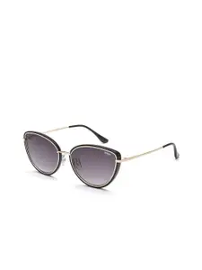 IDEE Women Cateye Sunglasses with UV Protected Lens IDS2974C1SG