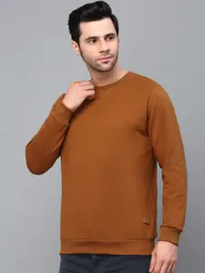 Rigo Men Embroidery Round Neck Cotton Sweatshirt