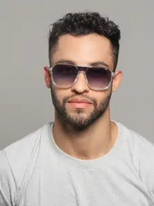 IDEE Men Square Sunglasses with UV Protected Lens IDS2958C3SG