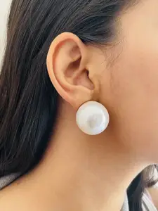 ISHKAARA Artificial Beads Contemporary Studs Earrings