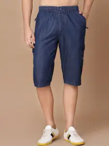 SAPPER Men Mid Rise Cotton Denim Shorts