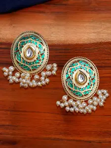 OOMPH Oval Drop Earrings