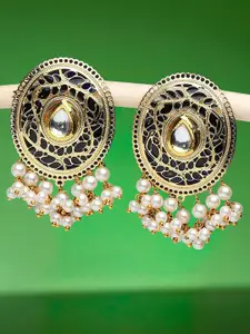 OOMPH Oval Drop Earrings