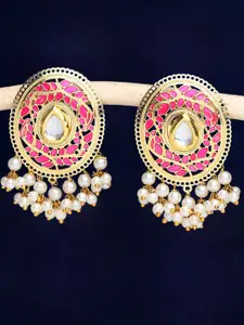 OOMPH Oval Drop Earrings