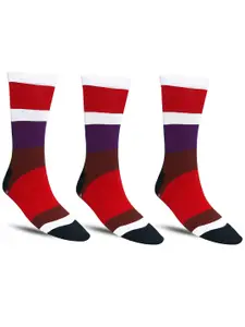 Dollar Socks Men Pack Of 3 Patterned Calf Length Socks