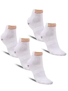 Dollar Socks Men Pack Of 5 Patterned Ankle-Length Socks
