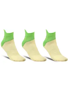 Dollar Socks Men Pack Of 3 Patterned Ankle-Length Socks