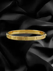 Mali Fionna Gold-Plated Kada Bracelet