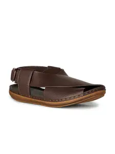 Bata Men Textured Comfort Sandals