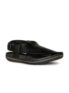 Bata Men Shoe-Style Sandals With Buckle Closure