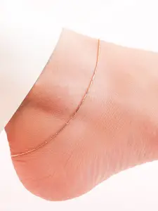 Zavya 925 Pure Silver Rose Gold-Plated Anklet
