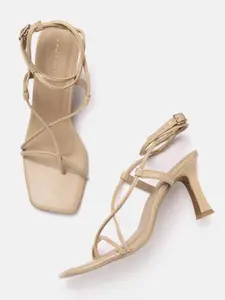 Lino Perros Strappy Mid-Top Slim Heels