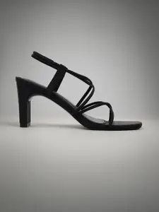 Lino Perros Open Toe Block Heels