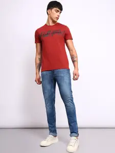 Lee Men Bruce Skinny Fit Heavy Fade Clean Look Stretchable Jeans