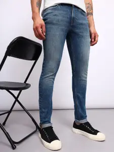 Lee Men Bruce Skinny Fit Heavy Fade Clean Look Stretchable Jeans