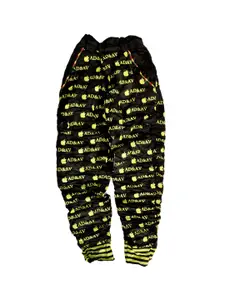 BAESD Boys Typography Printed Slim Fit Joggers