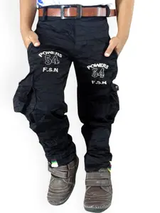 BAESD Boys Slim Fit Cotton Cargos
