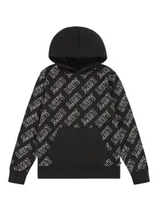 Levis Boys Boys Typography Printed Hooded Pullover