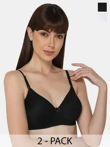 intimacy LINGERIE Pack of 2 Lightly Padded T-shirt Bra With All Day Comfort