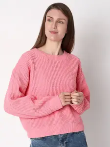 Vero Moda Self Design Cable Knit Pullover