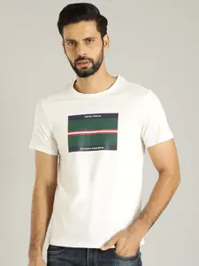 Indian Terrain Graphic Printed Round Neck Pure Cotton T-shirt