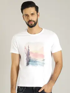 Indian Terrain Graphic Printed Cotton T-shirt