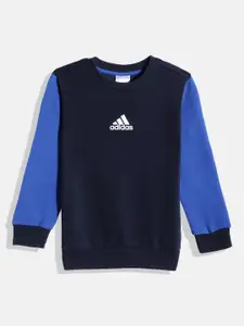 ADIDAS Boys Brand Logo Print Outdoor Sweatshirt